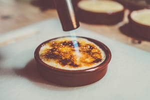 caramelisation chemistry of cooking reaction of a creme brulee