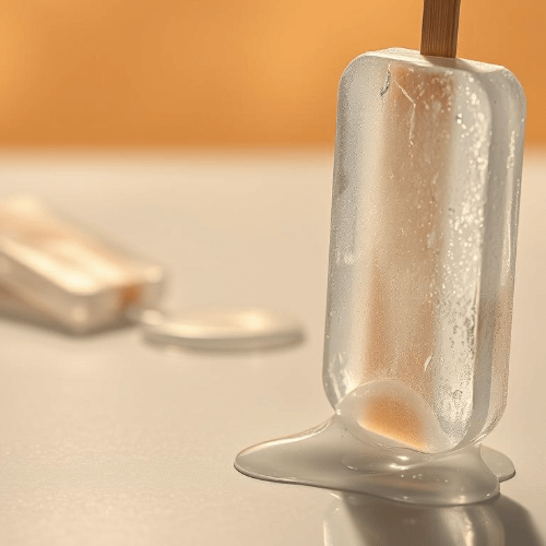 Ice lolly shape and melting Surface Area to Volume Ratio